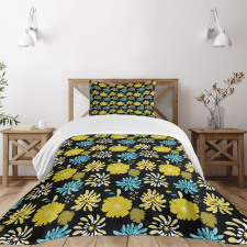 Jasmine Peony Design Bedspread Set