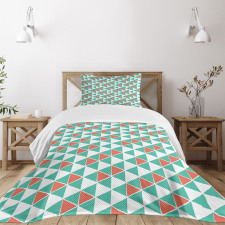 Triangle Arrangement Bedspread Set