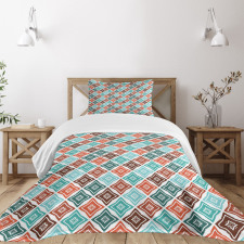 Bohemian Pastel Retro Bedspread Set