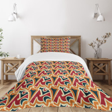 Chaotic Graffiti Art Bedspread Set