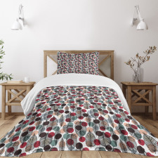 Vintage Polka Dot Design Bedspread Set