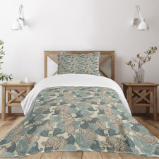 Teardrop Eastern Motif Bedspread Set