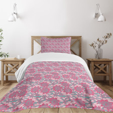 Pastel Nature Design Bedspread Set