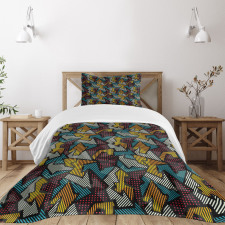 Abstract Urban Design Bedspread Set