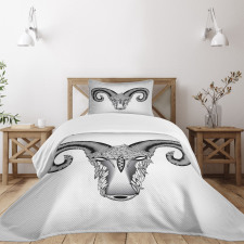 Head of Aries Art Bedspread Set