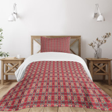 Vintage Circular Design Bedspread Set