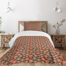 Ornate Spring Blooms Bedspread Set