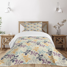 Abstract Springtime Bedspread Set