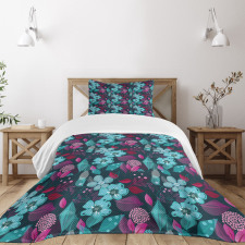 Fantasy Garden Blossoms Bedspread Set