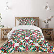 Exotic Native Motifs Bedspread Set