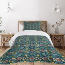 Folk Influences Ornaments Bedspread Set