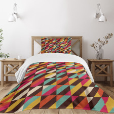 Parallel Bars Triangle Bedspread Set