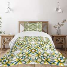 Geometric Lace Pattern Bedspread Set