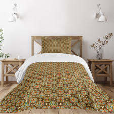 Curls and Swirls Folkloric Bedspread Set