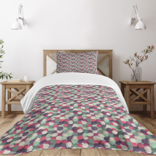 Pastel Color Brushstrokes Bedspread Set