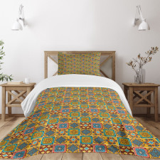 Azulejo Tile Mosaic Bedspread Set