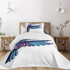 Exotic Hummingbird Bedspread Set