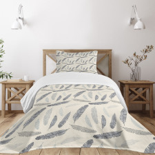 Composition of Quills Bedspread Set