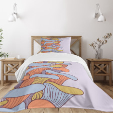 Abstract Doodle Season Bedspread Set