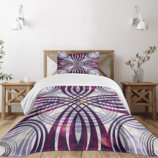 Groovy Geometric Bedspread Set