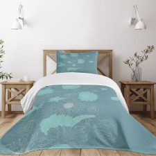 Exotic Blossoms Bedspread Set