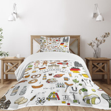 European Culture Bedspread Set