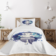 Aquerelle Design Bedspread Set