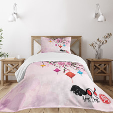 Lunar New Year Bedspread Set