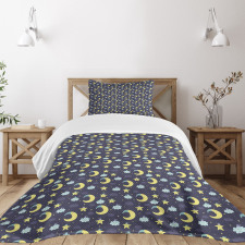 Sleeping Moon Star Bedspread Set