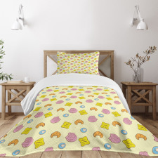 Morning Breakfast Food Bedspread Set