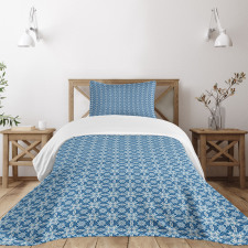 Azulejo Tiles Pattern Bedspread Set