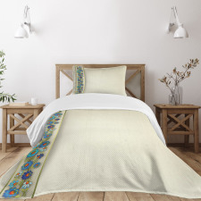 Vertical Border Detail Bedspread Set