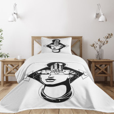 Woman Rocket Bedspread Set