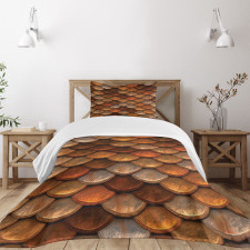 Medieval Scale Pattern Bedspread Set