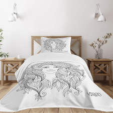 Young Floral Girl Bedspread Set