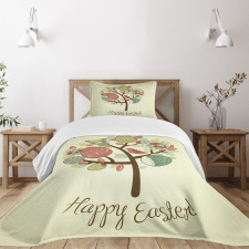 Vintage Spring Foliage Bedspread Set