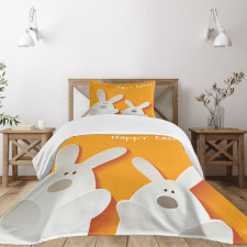 Happy Easter Bunnies Bedspread Set