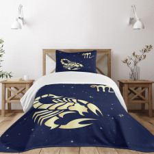 Night Sky Stars Bedspread Set