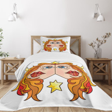 Twins of Zodiac Bedspread Set