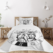 Male Greek Twins Bedspread Set