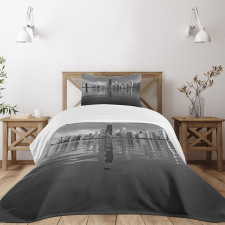 Harbor Coastal Town Bedspread Set