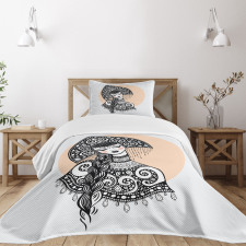 Slavic Woman Bedspread Set