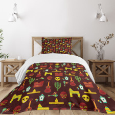 Tequila and Saguro Bedspread Set