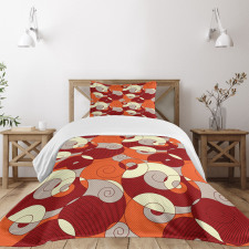 Psychedelic Spiral Bedspread Set