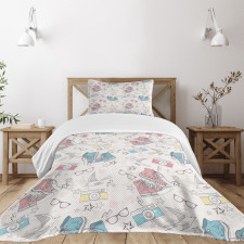 Grunge Teen Accessories Bedspread Set