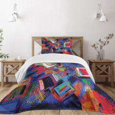 Modern Art Picture Bedspread Set