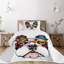 Modern Art Colorful Bedspread Set