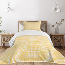 Gingham Pattern Bedspread Set