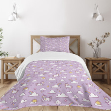Rainbow Animals Bedspread Set