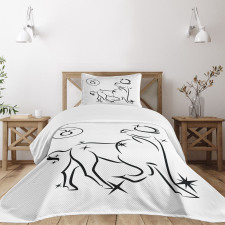 Animals Horoscope Bedspread Set